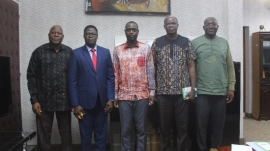 A la suite des échanges, une photo a immortalisé le passage de l’équipe de SGF-Burkina 2