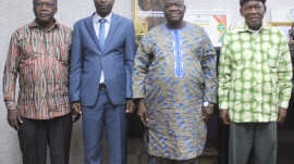 La Direction générale et l'Association nationale des retraités du Burkina Faso