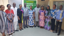 La délégation de la CNPS CI et celle de la CNSS BF